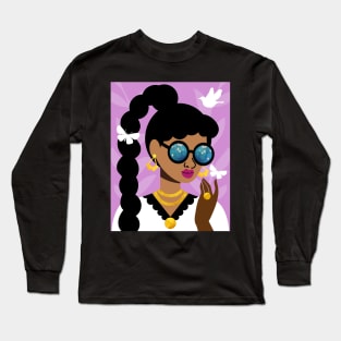 High Ponytail Long Sleeve T-Shirt